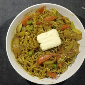 Vegetable Maggi with Butter